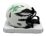 Miles Sanders Signed/Autographed Eagles Lunar Mini Football Helmet JSA 166575