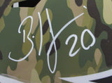 Brian Dawkins HOF Autographed Full Size Camo Replica Helmet Eagles BAS 181019
