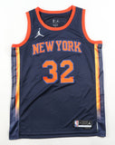 Karl-Anthony Towns Signed New York Knicks Nike Jersey (PSA) 2015 #1 Overall P00k