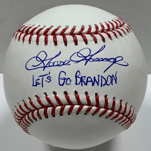 Yankees GOOSE GOSSAGE Signed Major League Baseball w/ "Lets Go Brandon" AUTO JSA