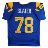 Jackie Slater Signed Los Angeles Rams Jersey Inscribed "Big Bad Jackie"/ Beckett