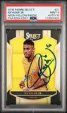 Neymar Jr Signed 2016 Panini Select Neon Yellow Prizm /125 - PSA 9 AUTO 10