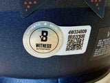 Jahdae Barron Autographed Navy Mini Helmet -- Denver Broncos | BAS COA