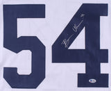 Brian Urlacher Signed Chicago Bears Jersey (Beckett QR) 8xPro Bowl Linebacker