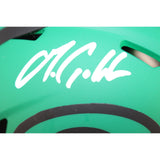 Matthew Golden Autographed Green Bay Packers Rave Mini Helmet Beckett 51639