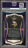 2020 Prizm Select Purple Die-Cut Justin Jefferson RC PSA/DNA Auto GEM MINT 10