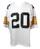 Rocky Bleier Steelers Signed/Inscribed Custom White Football Jersey JSA 147463