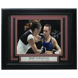 Thug Rose Namajunas Signed Framed 8x10 UFC Photo vs Michelle Waterson JSA 43611