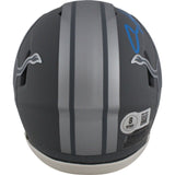 Aidan Hutchinson Autographed Detroit Lions Slate Mini Helmet Beckett 49116