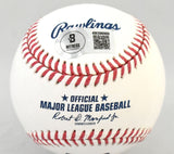 Jazz Chisholm Jr. Autographed Rawlings OML Baseball - Beckett W Hologram *Blue