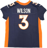 BRONCOS RUSSELL WILSON AUTOGRAPHED BLUE NIKE ELITE JERSEY 48 FANATICS 227954