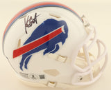 Keon Coleman Signed Buffalo Bills Speed Mini Helmet (Beckett) Starting W.R.