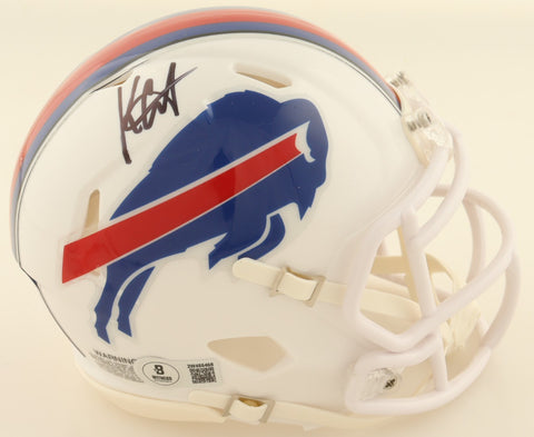 Keon Coleman Signed Buffalo Bills Speed Mini Helmet (Beckett) Starting W.R.