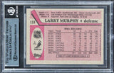 Capitals Larry Murphy Authentic Signed 1987 Topps #133 Card BAS Slabbed