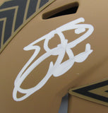 Emmitt Smith HOF Autographed Mini Salute To Service Helmet Cowboys Prova 200066