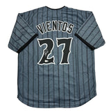 Autographed/Signed Mark Vientos New York CIty Connect Grey Jersey BAS COA