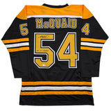 Autographed/Signed Adam McQuaid Boston Black Hockey Jersey JSA COA