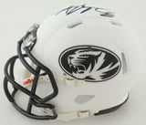 Brady Cook Signed Missouri Tigers Mini Helmet (Beckett) 2024 Mizzou Starting Q.B