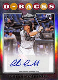 Corbin Carroll Autographed 23 Topps Chrome Lids 02/10 RC 08CC Trading Card 43119