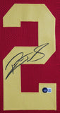 USC Robert Woods Signed Maroon Pro Style Framed Jersey BAS Witnessed #WS34835