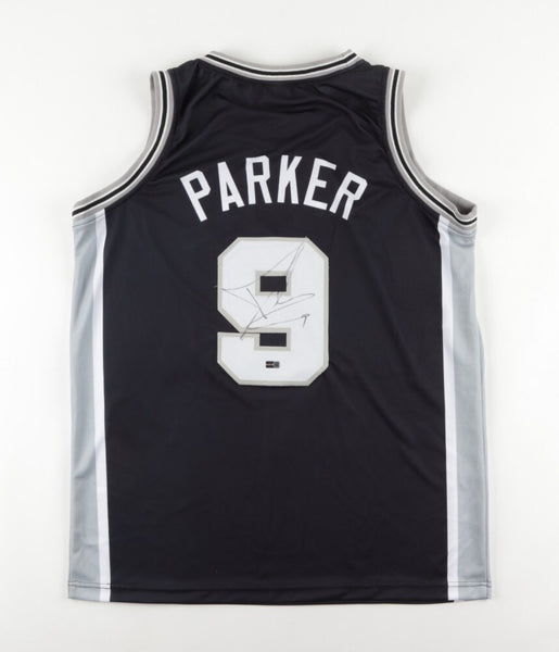 Tony Parker Signed San Antonio Spurs Jersey (Steiner Hologram) 6xNBA All-Star