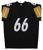 Alan Faneca "HOF 21" Authentic Signed Black Pro Style Jersey BAS Witnessed