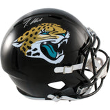 Travis Hunter Autographed Jacksonville Jaguars F/S Helmet Beckett Witness 57946