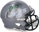 Aaron Rodgers New York Jets Autographed Riddell Flash Speed Mini Helmet