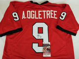 Alec Ogletree Signed Georgia Bulldogs Jersey (JSA COA) New York Jets Linebacker