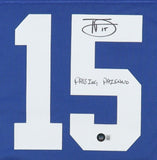 Tommy DeVito Signed New York Giants Nike Jersey "Passing Paisano" (Beckett)