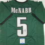Autographed/Signed DONOVAN MCNABB Philadelphia Green Football Jersey Beckett COA