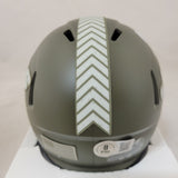 MALACHI CORLEY SIGNED NEW YORK JETS STS SPEED MINI HELMET BECKETT QR