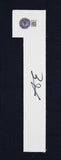 Anthony Edwards Authentic Signed Navy Blue Pro Style Framed Jersey BAS