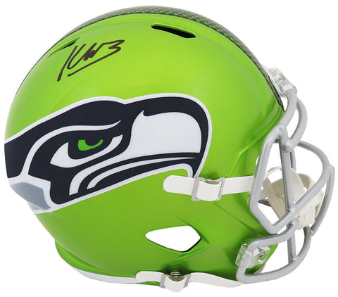 Kenneth Walker Signed Seahawks FLASH Riddell Full Size Replica Helmet - (SS COA)