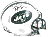 Wayne Chrebet Autographed New York Jets Speed Mini Helmet - Beckett W Hologram
