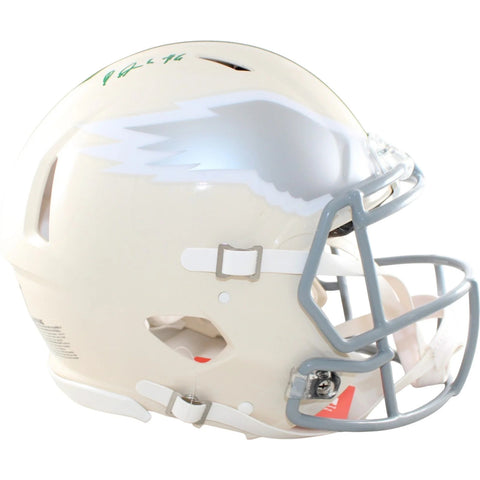 Devonta Smith Signed Philadelphia Eagles Proline Helmet Retro Beckett WIT 58618