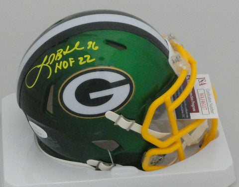 Packers LEROY BUTLER Signed FLASH Speed Mini Helmet AUTO w/ HOF 2022 - JSA