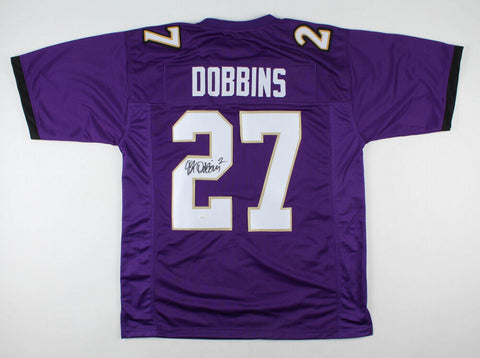 J. K. Dobbins Signed Baltimore Ravens Jersey (JSA COA) 2020 Pick Ohio State / RB