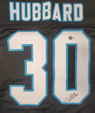 CHUBA HUBBARD AUTOGRAPHED SIGNED PRO STYLE XL JERSEY w/ BECKETT QR