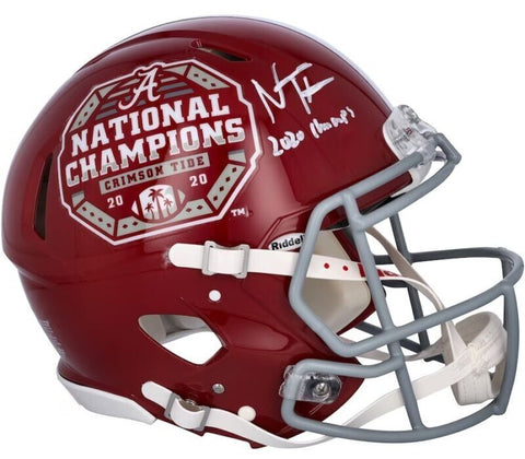 Najee Harris Autographed Alabama "2020 Champs" Authentic Speed Helmet Fanatics