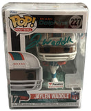 Jaylen Waddle Autographed Miami Dolphins #227 Funko Pop Fanatics