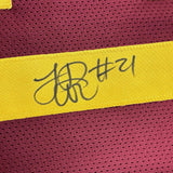 Autographed/Signed LenDale White USC Southen Cal Maroon Jersey JSA COA