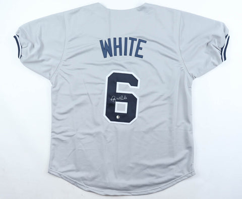 Roy White Signed New York Yankees Jersey (All World) 2xWorld Series Champion O.F