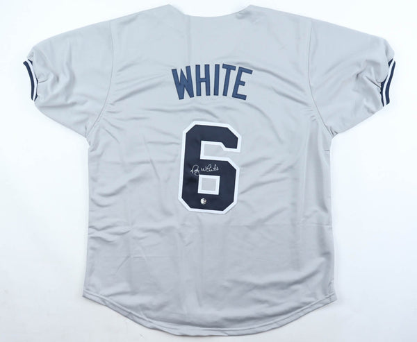 Roy White Signed New York Yankees Jersey (All World) 2xWorld Series Champion O.F