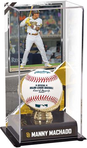 Manny Machado San Diego Padres Gold Glove Display Case with Image