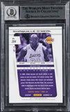 Lakers Shaquille O'Neal Signed 2013 Panini Prizm #204 Card Auto 10! BAS Slabbed
