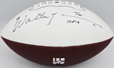 Walter Jones Autographed Seahawks White Logo Football "HOF 14" MCS Holo #64069