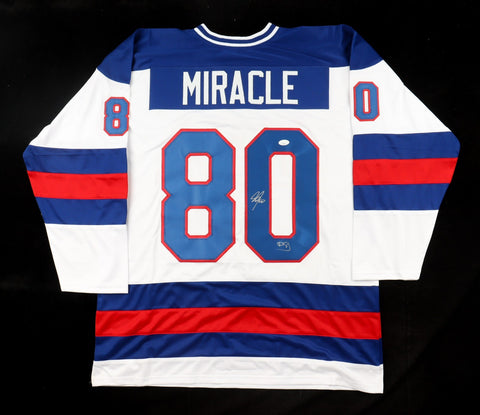 1980 Team USA Miracle on Ice Jersey Signed by 3 Members of the Team (JSA COA)