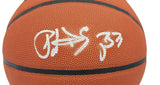 PATRICK EWING AUTOGRAPHED COMPOSITE KNICKS LOGO BASKETBALL BECKETT 236549
