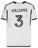 Derrick Williams D.C. United Signed Match-Used 3 Jersey 2023 MLS Season-Size M